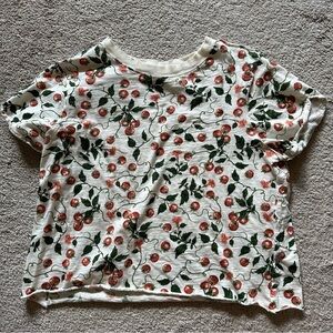 maeve anthropologie tomato tee